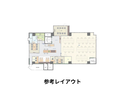 千代田区神田神保町のセットアップオフィス物件(神保町駅徒歩1分、約70坪)