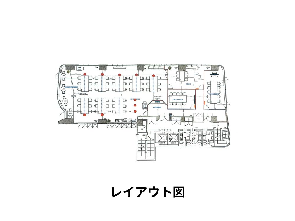 新宿区新宿の居抜きオフィス物件（新宿御苑前駅徒歩3分、約90坪）