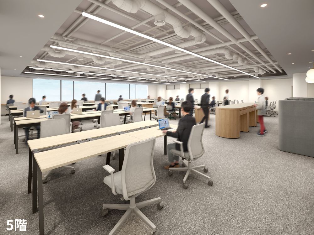 新宿区市谷本村町のセットアップオフィス物件（市ヶ谷駅徒歩5分、約170坪）