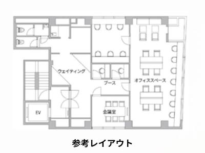 港区浜松町のセットアップオフィス物件(浜松町駅徒歩2分、約40坪)