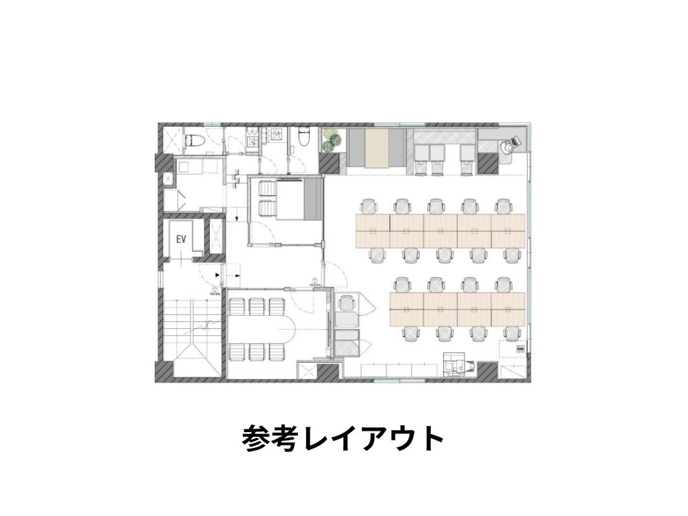 千代田区九段南のセットアップオフィス物件（市ヶ谷駅徒歩3分、約30坪）