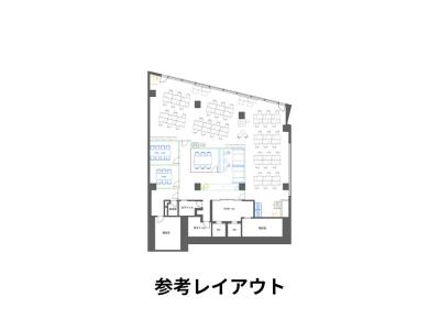 新宿区北新宿のセットアップオフィス物件（大久保駅徒歩3分、約100坪）
