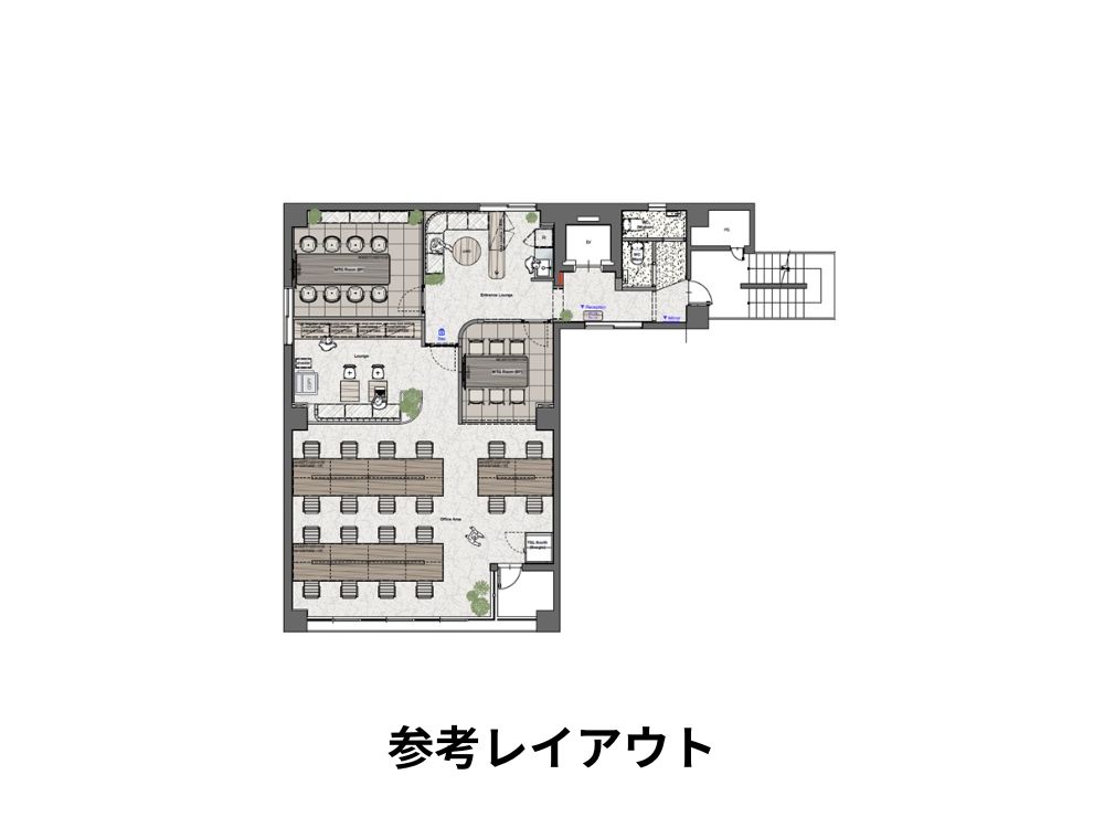 千代田区内神田のセットアッオフィス物件（大手町駅徒歩5分、約35坪）