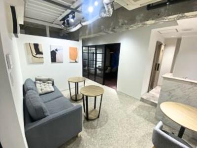 中央区築地のフルセットアップオフィス物件(新富町駅徒歩2分、約25坪)