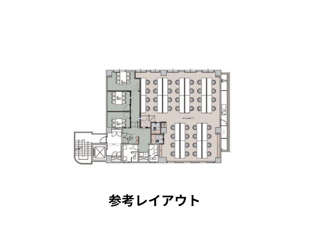 渋谷区神宮前のセットアップオフィス物件（明治神宮前駅5分、約55坪）
