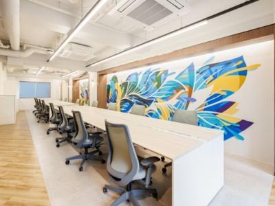 千代田区神田神保町のフルセットアップオフィス物件（神保町駅徒歩2分、約30坪）