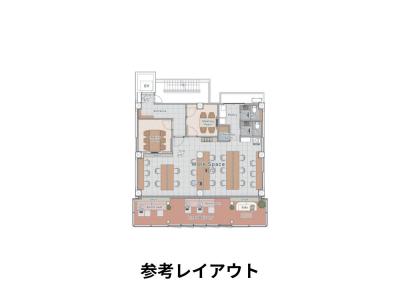 渋谷区渋谷のセットアップオフィス物件(表参道駅徒歩7分、約40坪)