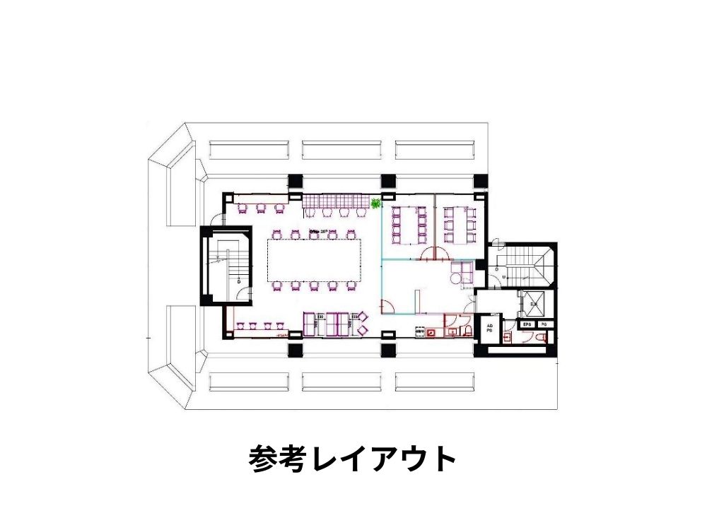 中央区日本橋兜町のセットアップオフィス物件（日本橋駅徒歩5分、約125坪）