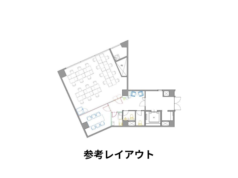千代田区神田東松下町のセットアップオフィス物件（岩本町駅徒歩3分、約30坪）