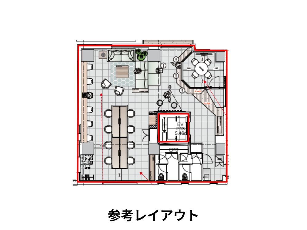 渋谷区神山町のフルセットアップオフィス物件（代々木公園駅徒歩9分、約35坪）