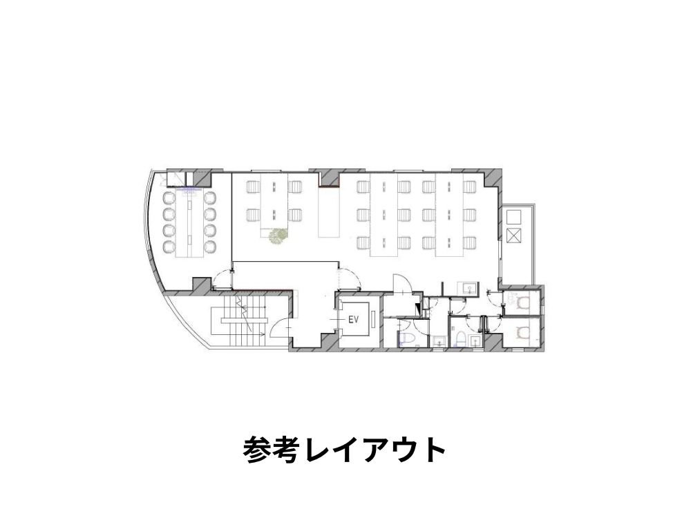 港区芝のセットアップオフィス物件（芝公園駅徒歩2分、約30坪）