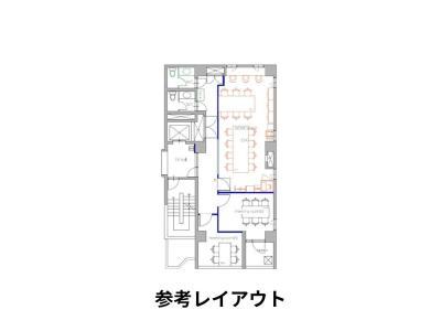 港区東新橋のセットアップオフィス物件（汐留駅徒歩2分、約30坪）