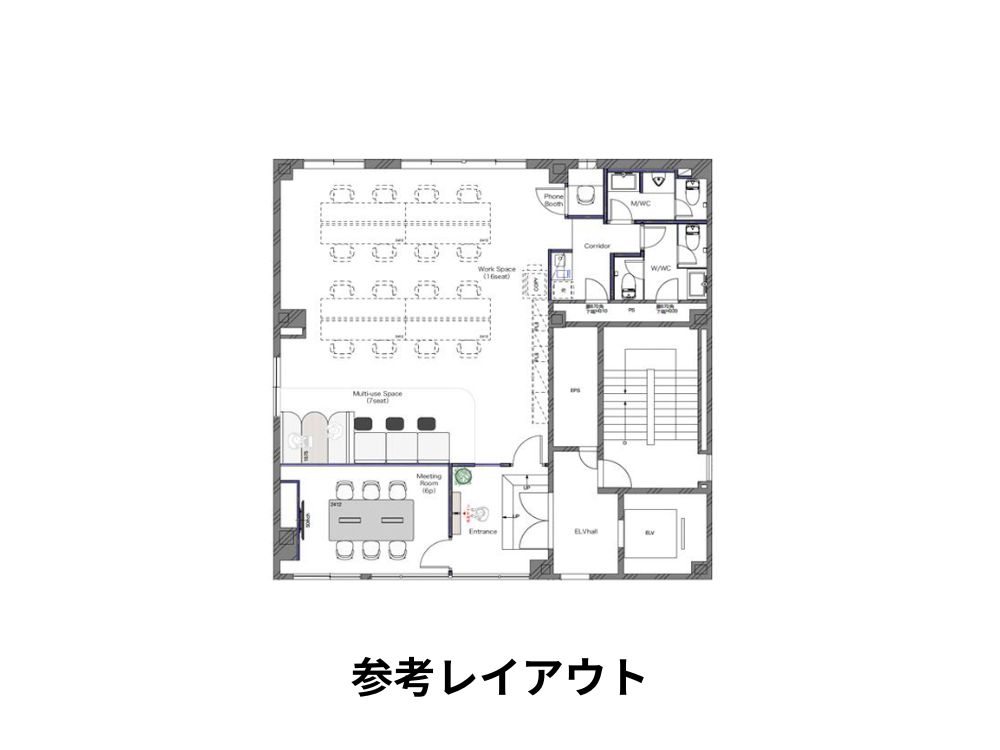 文京区湯島のセットアップオフィス物件（湯島駅徒歩2分、約35坪）
