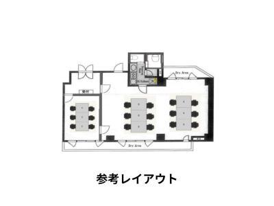 港区六本木のセットアップオフィス物件（乃木坂駅徒歩1分、約25坪）
