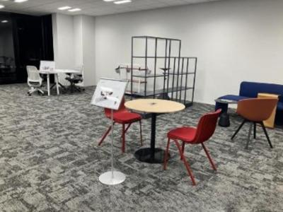 千代田区六番町のセットアップオフィス物件（市ヶ谷駅徒歩4分、約115坪）