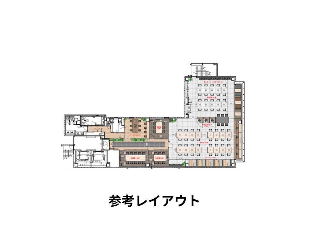 千代田区六番町のセットアップオフィス物件（市ヶ谷駅徒歩4分、約115坪）
