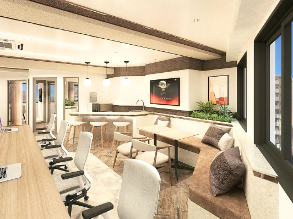 豊島区南大塚のフルセットアップオフィス物件（新大塚駅徒歩4分、約35坪）