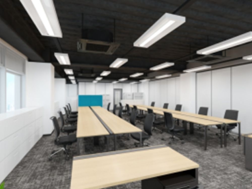 千代田区麹町のハーフセットアップオフィス物件（半蔵門駅徒歩1分、約60坪）