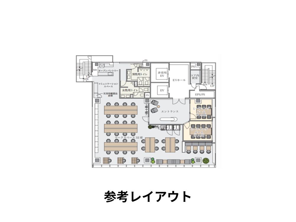 中央区日本橋のセットアップオフィス物件（日本橋駅徒歩4分、約75坪）