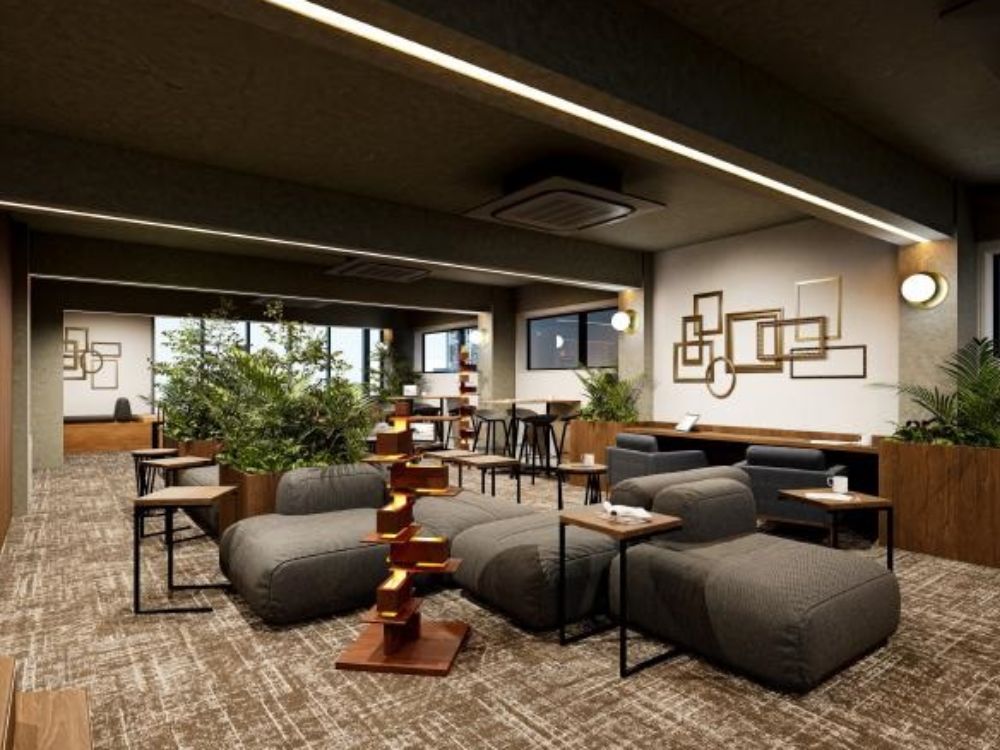 港区芝浦のセットアップオフィス物件（田町駅徒歩5分、約35坪）