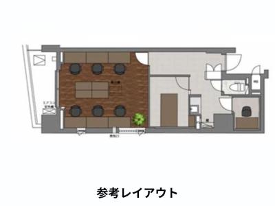 中央区銀座のセットアップオフィス物件（新富町駅徒歩2分、約15坪）